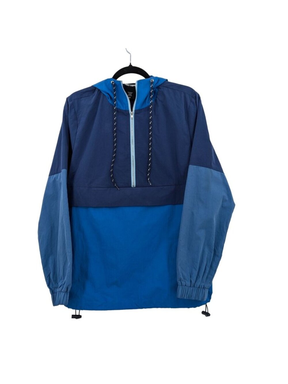 Colorblock Windbreaker Anorak Hooded Gorpcore Streetwear Skater Pullover Medium